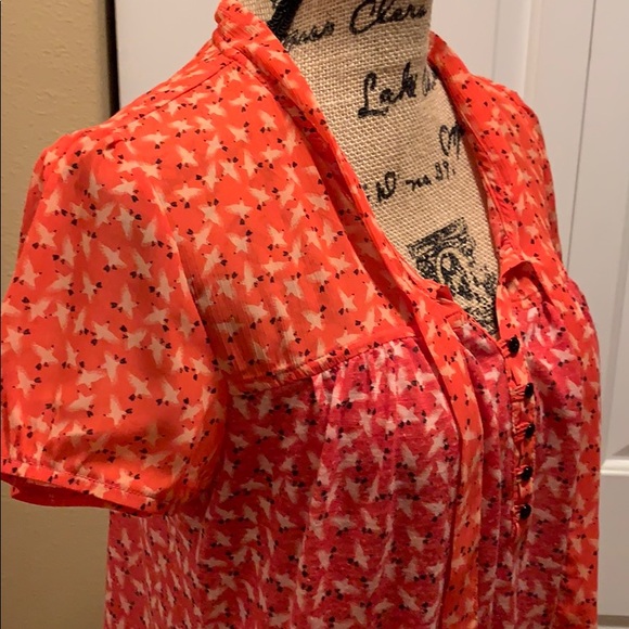 Loft button front blouse - Picture 3 of 7